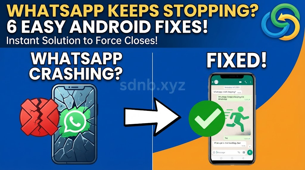How to Fix WhatsApp Keeps Crashing on Android